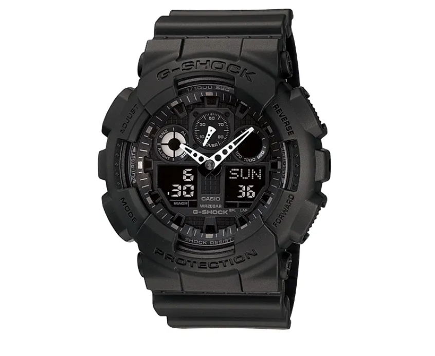 Casio G-Shock GA-100 entièrement noire