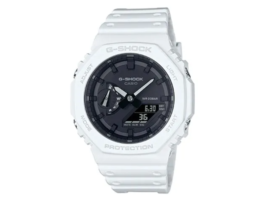 Casio G-Shock GA-2100 Cadran Blanc et Noir
