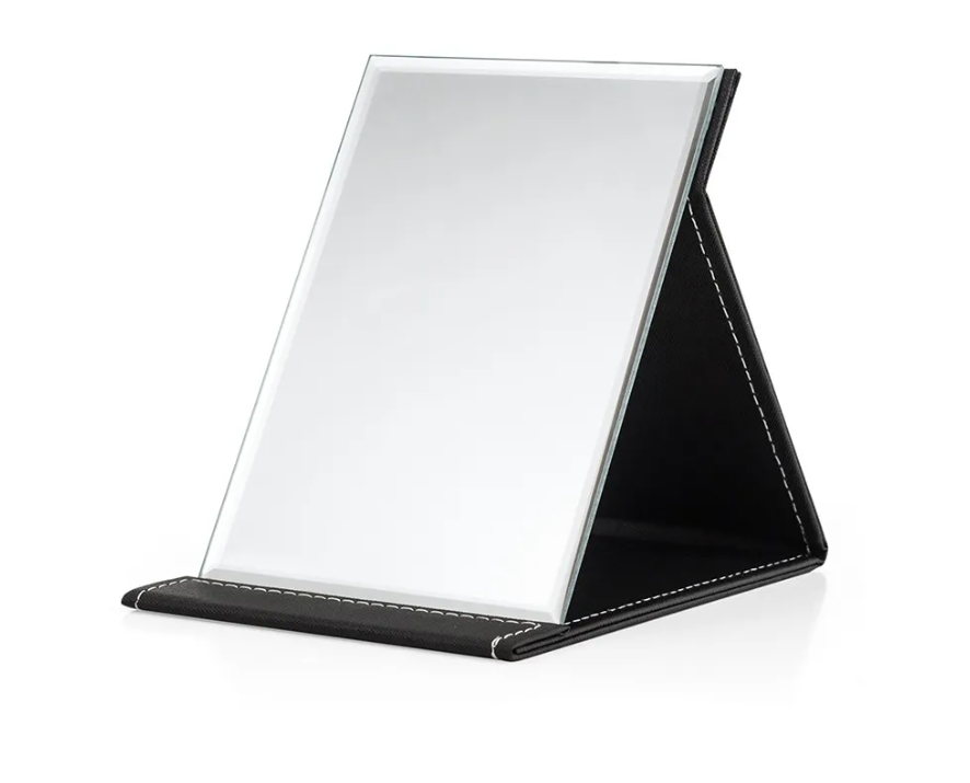 Miroir de voyage pliable